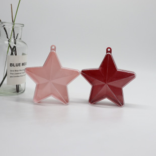 ps透明7枚戒指盒卡通首饰塑料空盒贝壳花花形状创意归纳盒详情11