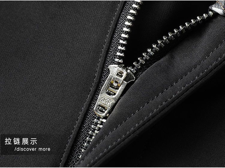 Pantalones de lujo para hombres de verano nuevos pantalones casual para hombres de mediana edad cintura alta corte recto sin plancha anti-arrugas elástico tigre pantalones bordados pic 24