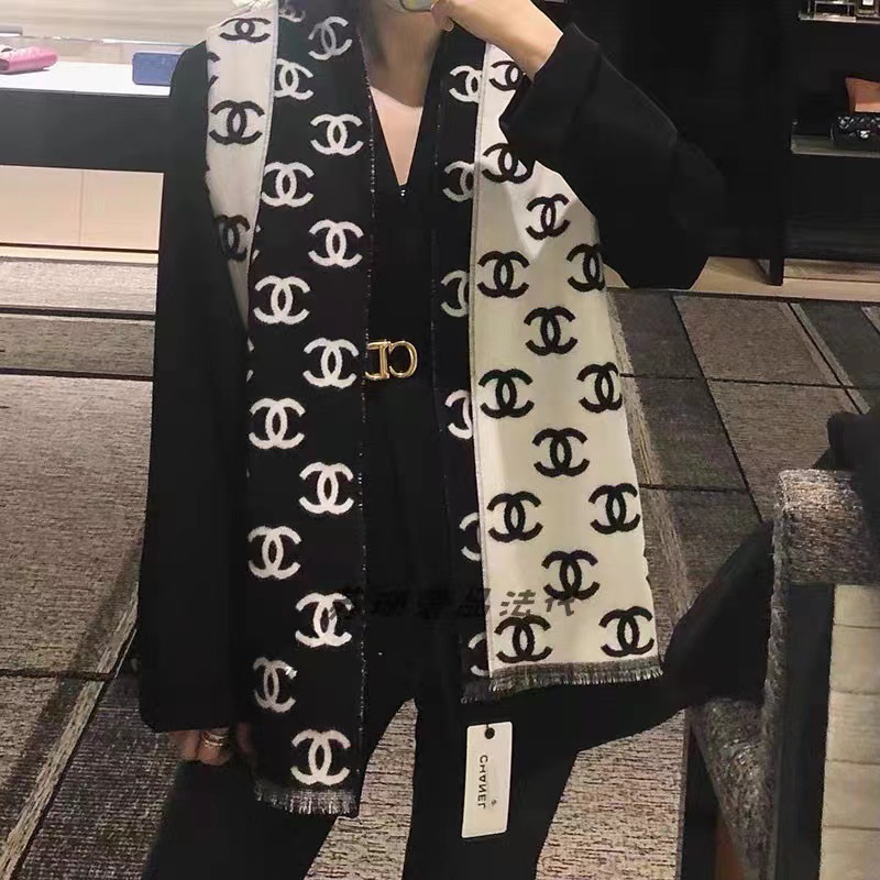 新款围巾女冬季百搭仿羊绒双面高级感加厚外搭保暖披肩厂家批发详情14