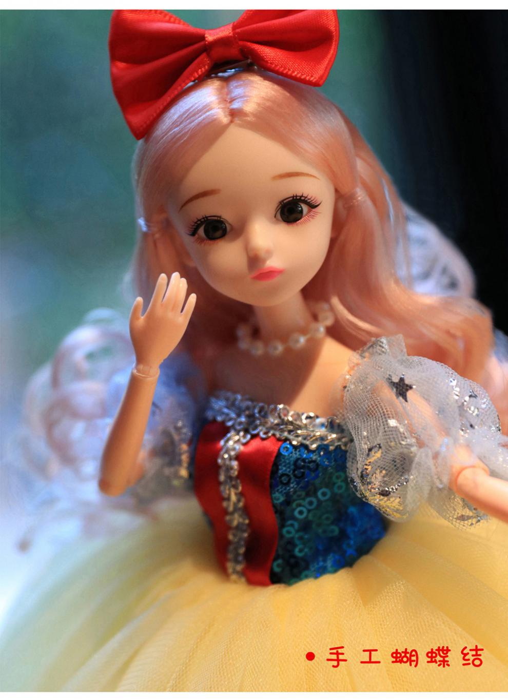 依甜芭比娃娃礼盒套装生日礼物闪光婚纱娃娃过家家洋娃娃女孩玩具详情14