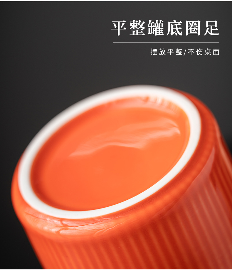 青瓷茶叶罐小号硅胶圈密封罐散茶包装礼盒空盒可装2两龙井印logo详情22