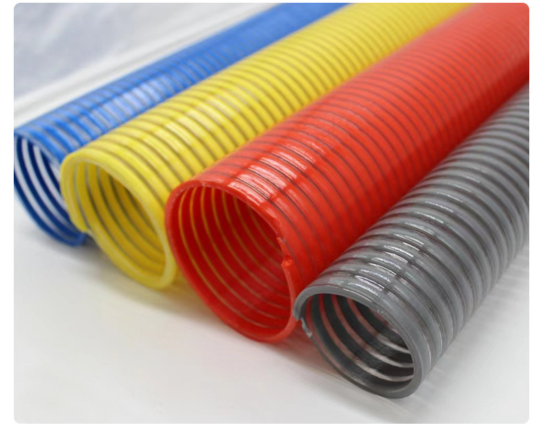 源头工厂高压塑筋螺旋软管高弹性耐负压PVC软管耐酸碱pvc螺旋管详情8