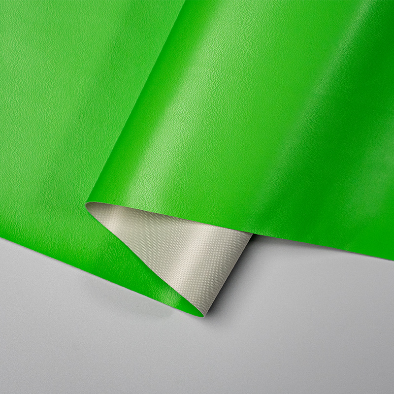 批发肤感柔软垂感pu人造革弹力针织时尚男女服装童装皮革面料详情12