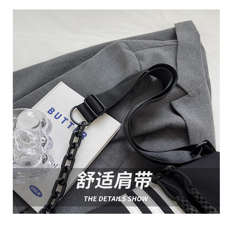High-end Oxford fabric single-shoulder bag, casual and fashionable chain crossbody bag, cross-border versatile underarm bag for women wholesale pic 11