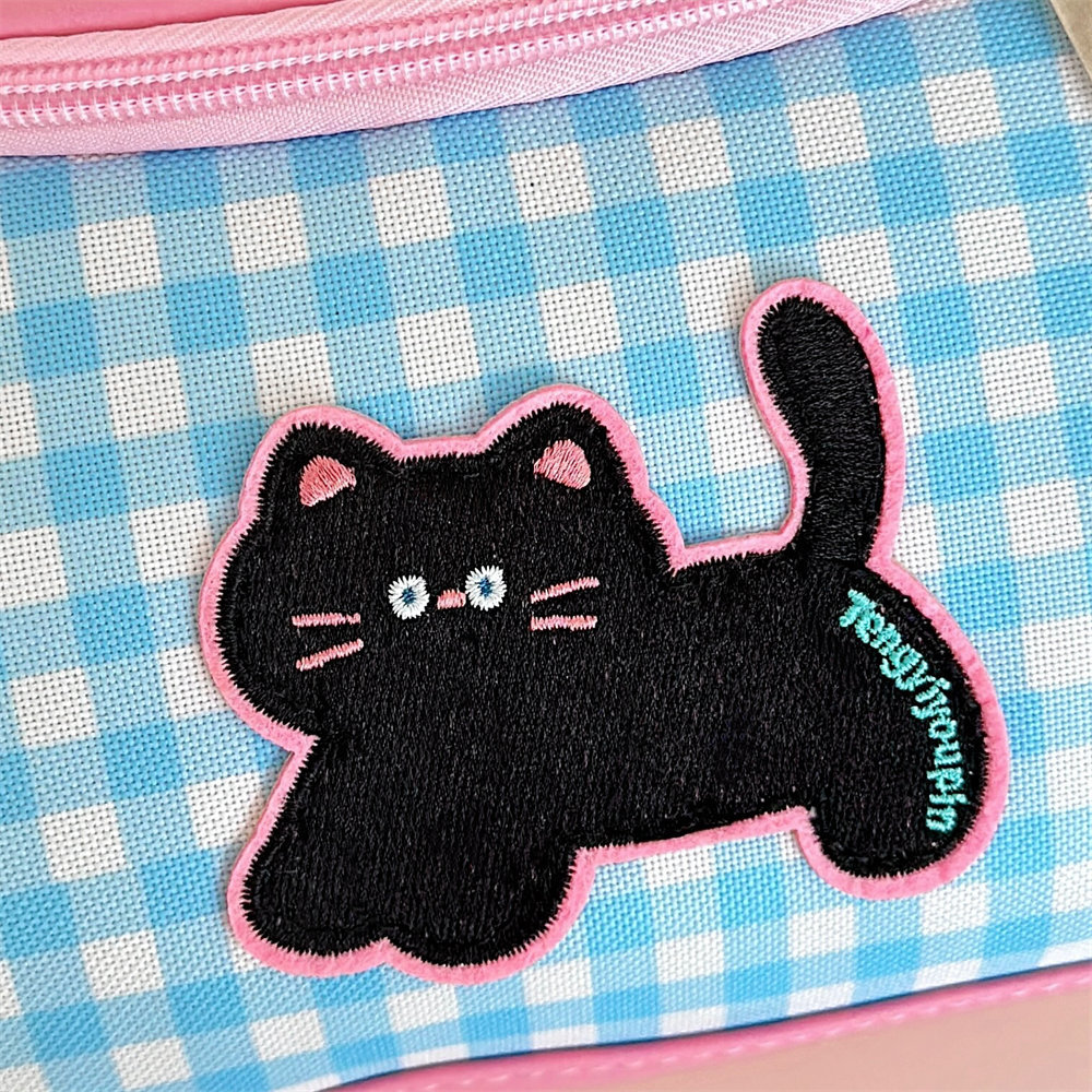 腾亿原创可爱卡通小猫手提化妆包少女便携大容量化妆品收纳包新款详情48