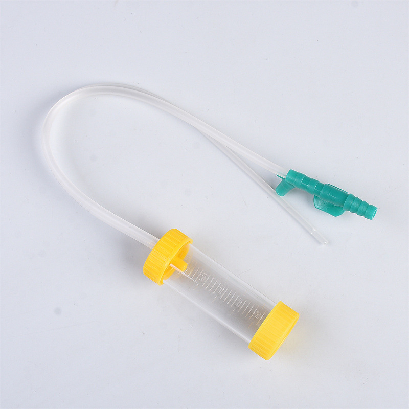 外贸专供一次性小孩手动吸痰器独立包装医用硅胶简易痰液收集装置详情9