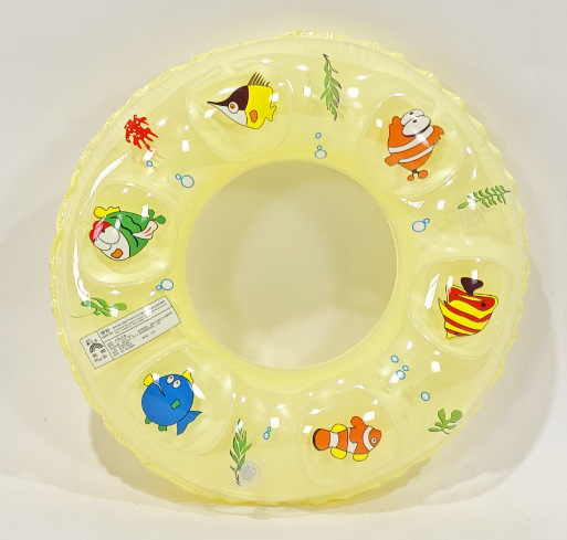 夏季加厚儿童成人充气腋下双气囊双层透明水晶圈游泳圈详情10