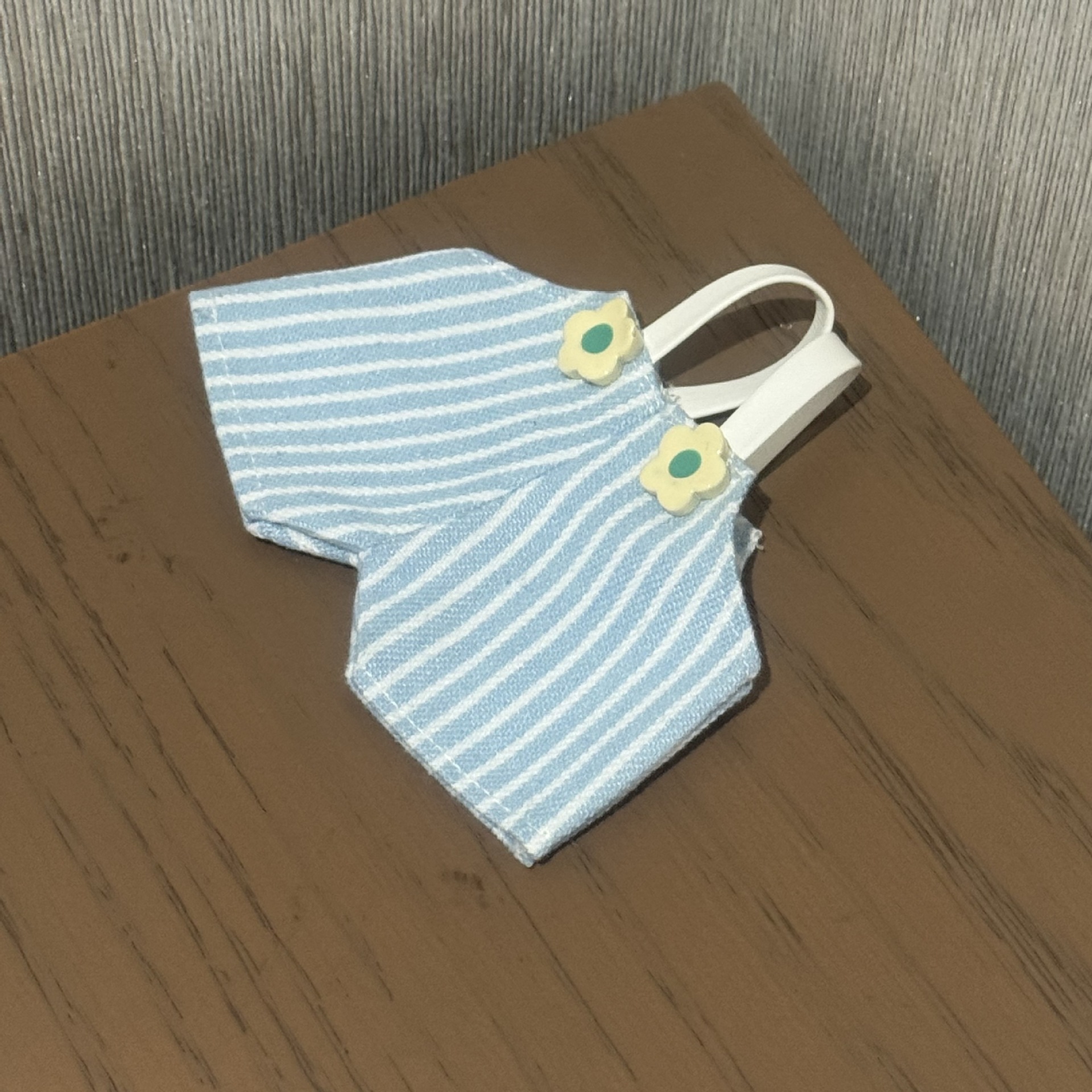 高货花朵条纹牛仔裤背带裤可爱公仔玩偶服饰换装娃衣详情2
