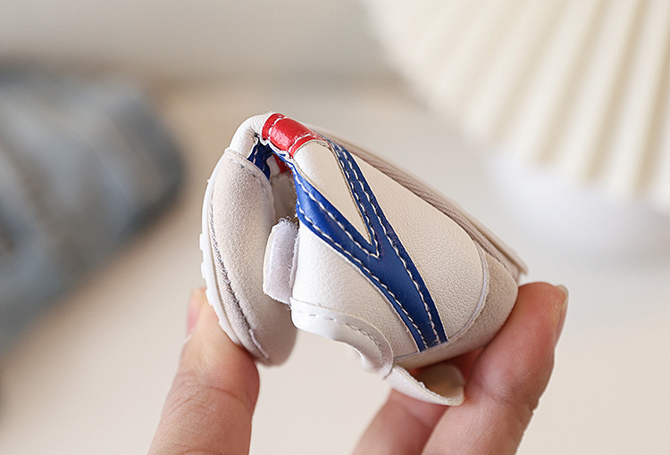 New Spring and Autumn baby sports shoes for boys and girls, color-blocking soft-soled baby shoes, soft-soled baby shoes for 0-1 year old toddlers, no single shoes that fall off pic 11