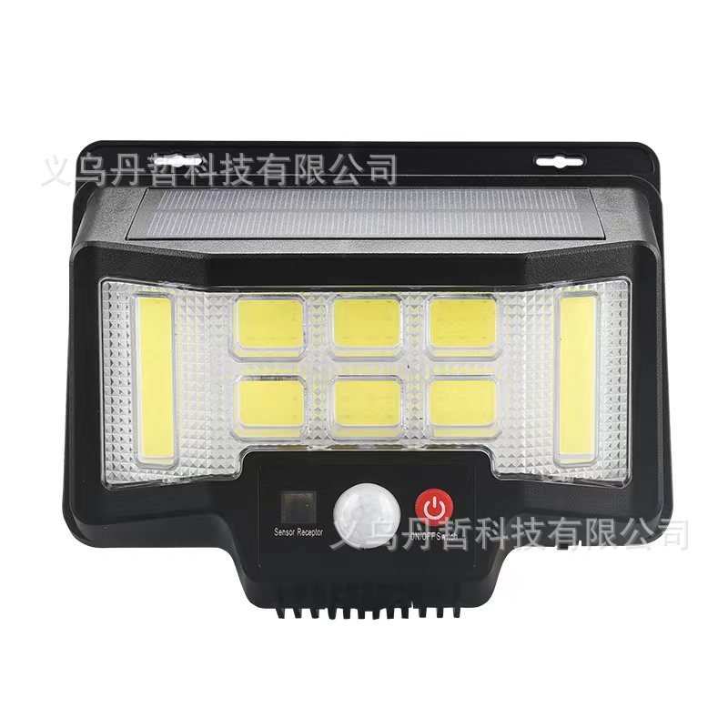 High-power solar outdoor lamps, waterproof courtyard wall lamps, home garden and villa human-sensing lighting street lamps pic 5