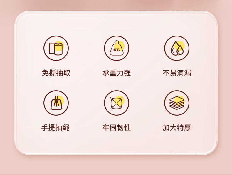 Kitchen-specific garbage bags, household thickened and enlarged, tear-free, rope-threading type, automatic sealing solid color plastic garbage bags pic 2