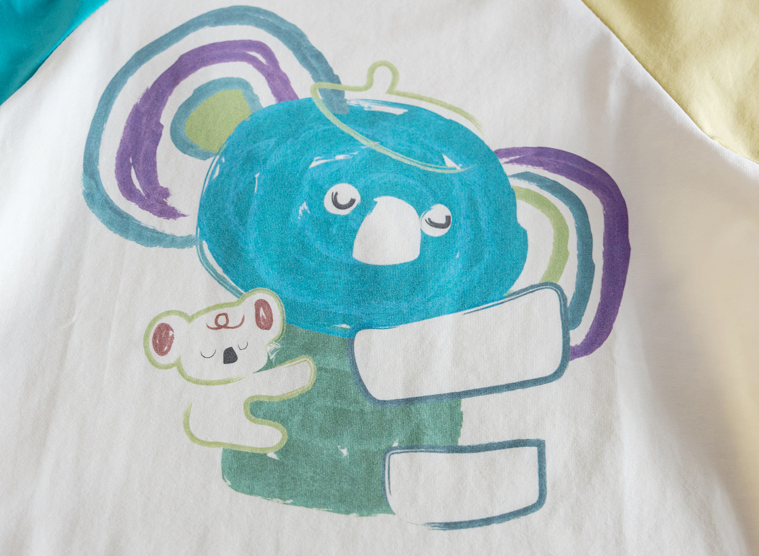 Cartoon elephant short-sleeved ~ Summer new style pure cotton, cute, loose and versatile top for boys, trendy and stylish baby T-shirt pic 7