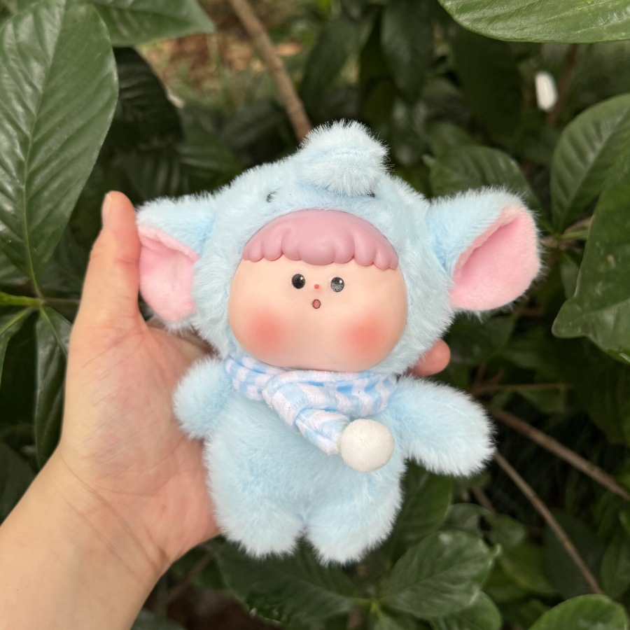 新款超可爱搪胶水果崽崽萌宠毛绒玩偶公仔挂件包包钥匙扣挂饰批发详情42