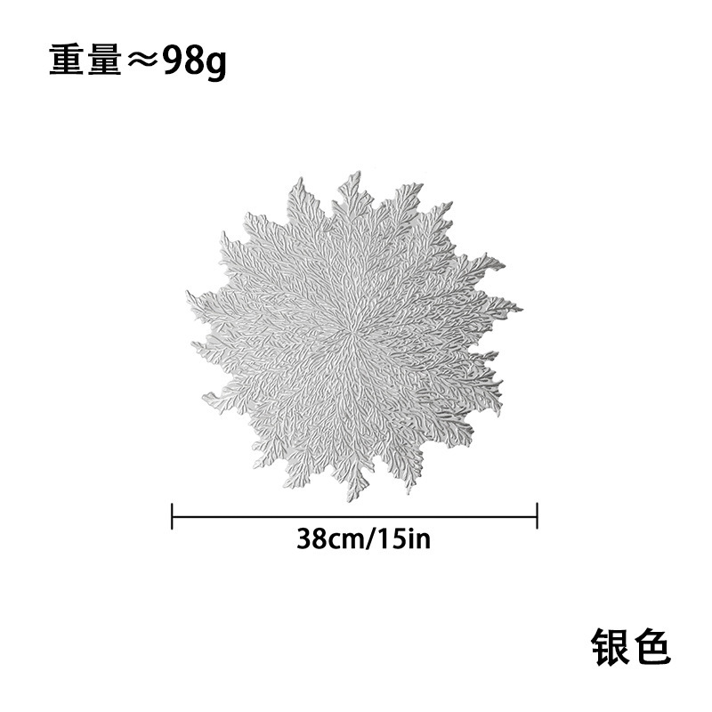 注塑PVC餐垫防水防烫易清洁家用餐桌垫防滑耐脏餐厅通用款碗垫详情11
