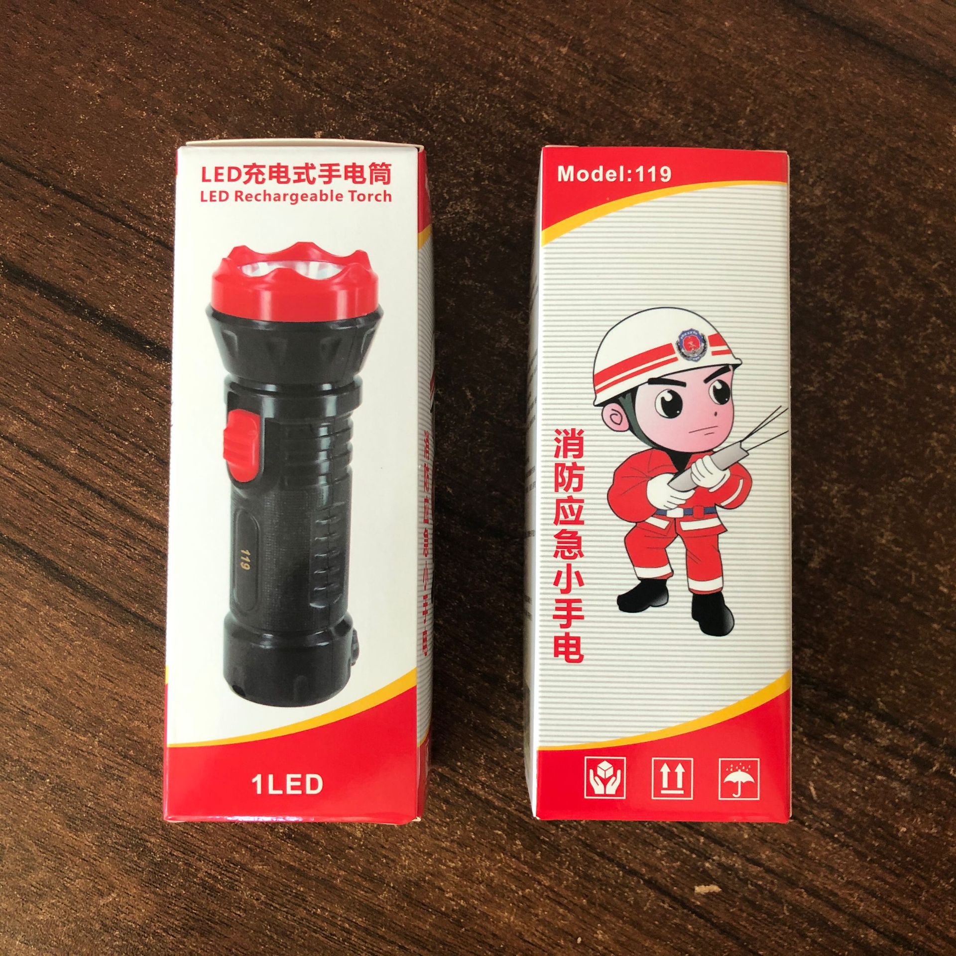 Portable outdoor fire-fighting flashlight with strong light and long range, LED, high-power rechargeable, specifically designed for emergency use in hotels and guesthouses pic 5