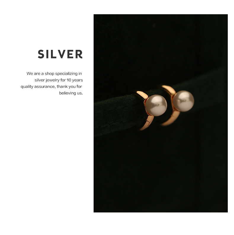 S925 silver needle ear studs are small, light and luxurious. They feature a niche design for women without ear holes, exuding a sense of high-end elegance. They are exquisite earrings pic 5