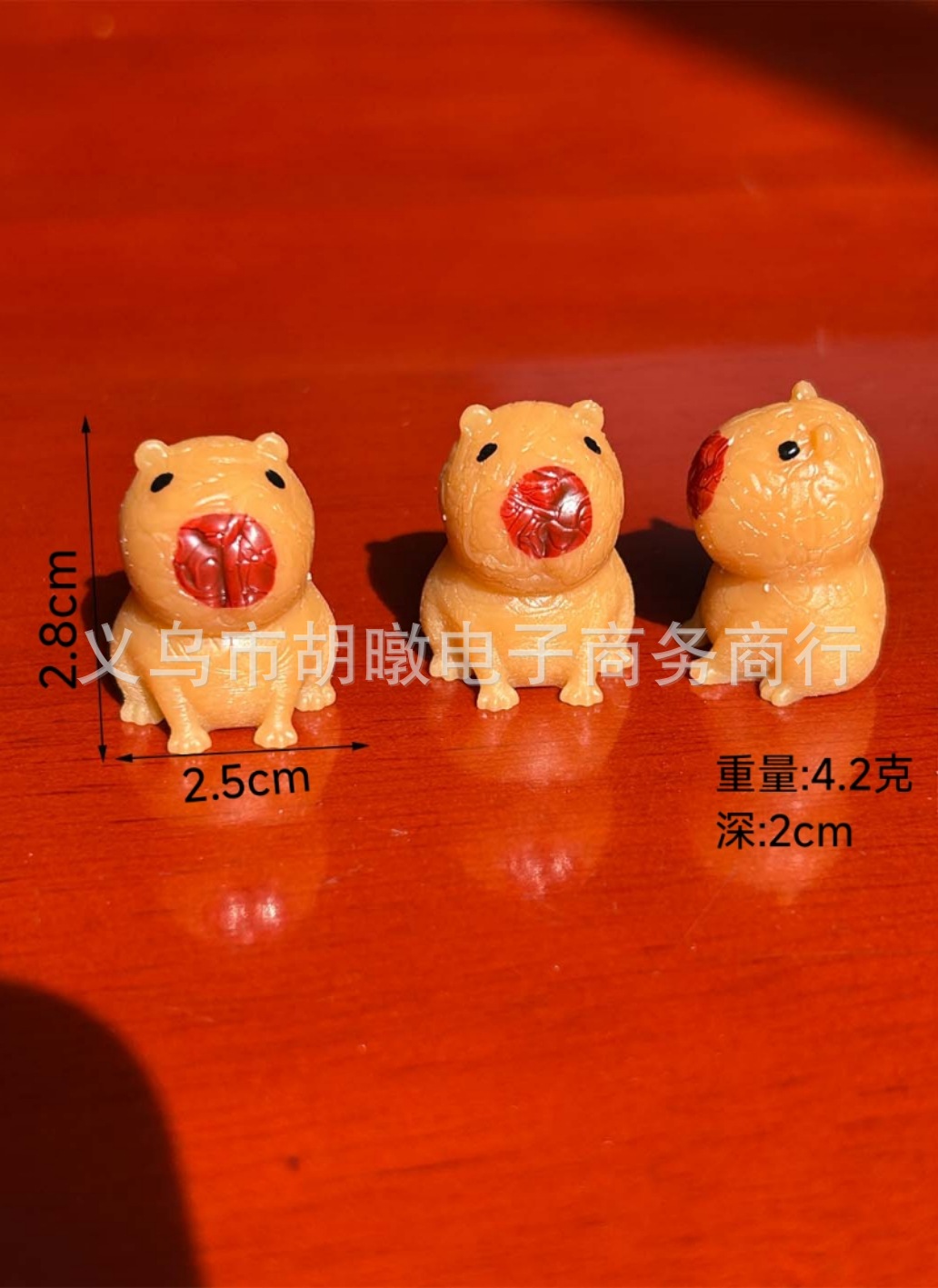 The popular mini capybara groundhog pinching fun is a new type of pinching toy for capybara to relieve stress and vent pic 7