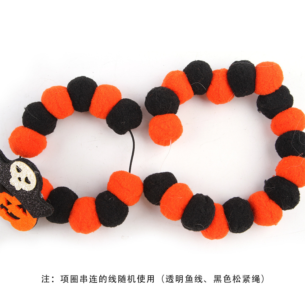 Z跨境新款热销万圣节系列宠物帽子项圈创意设计多款式可选择装饰详情15