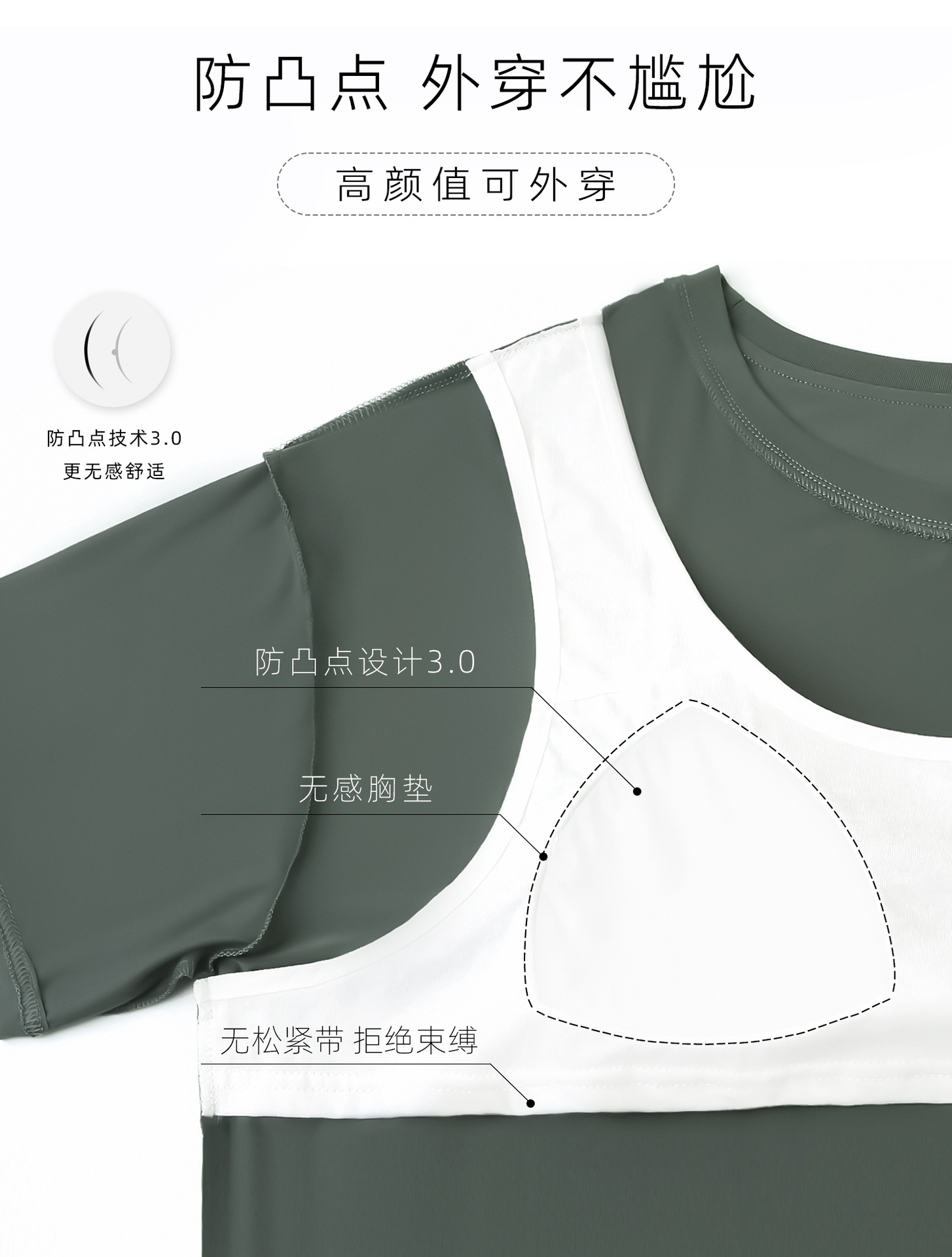 鹿时带胸垫纯棉睡裙女夏季短袖可外穿2024新款圆领夏天薄款家居服详情22