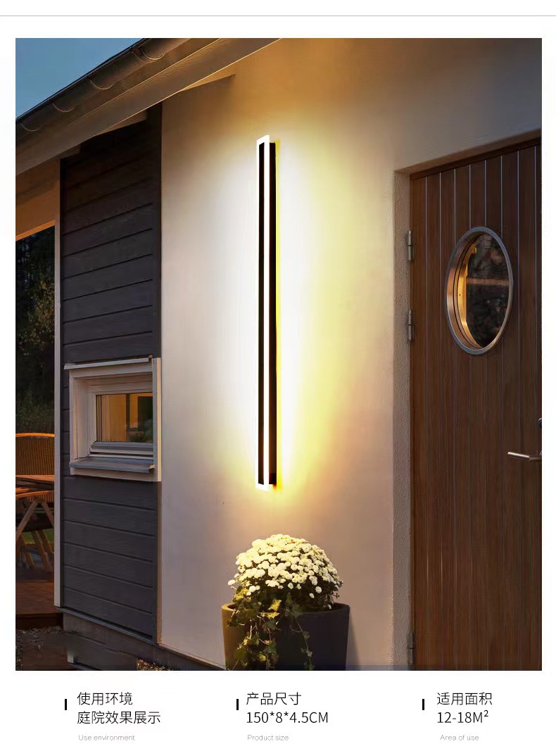 Cross-border new Chinese-style outdoor wall lamps for villas, courtyards, gardens, hotels, corridors, staircases and walls pic 6