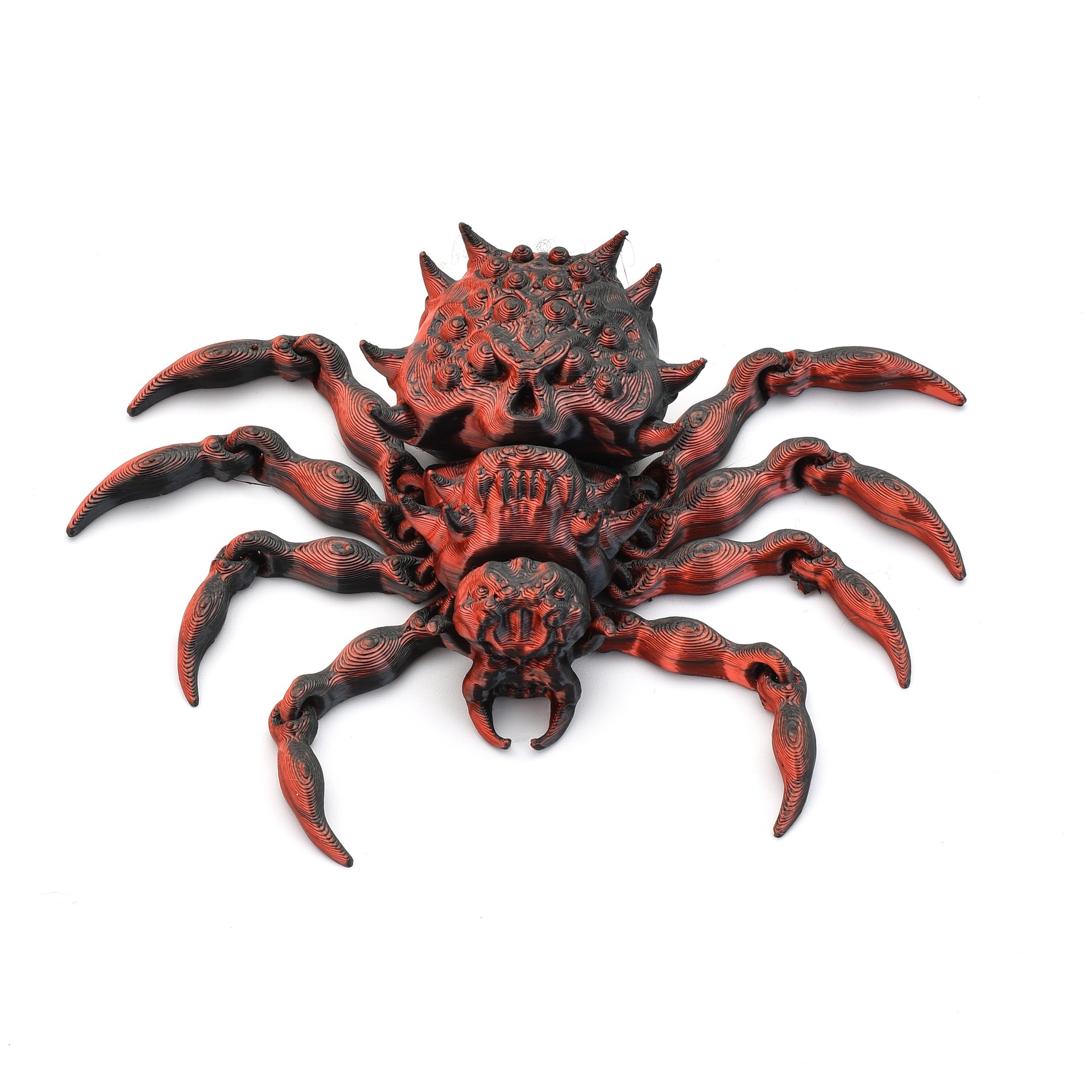 3d打印骷髅蜘蛛家用桌面手办礼物摆件装饰关节可动夜市摆摊玩具详情5