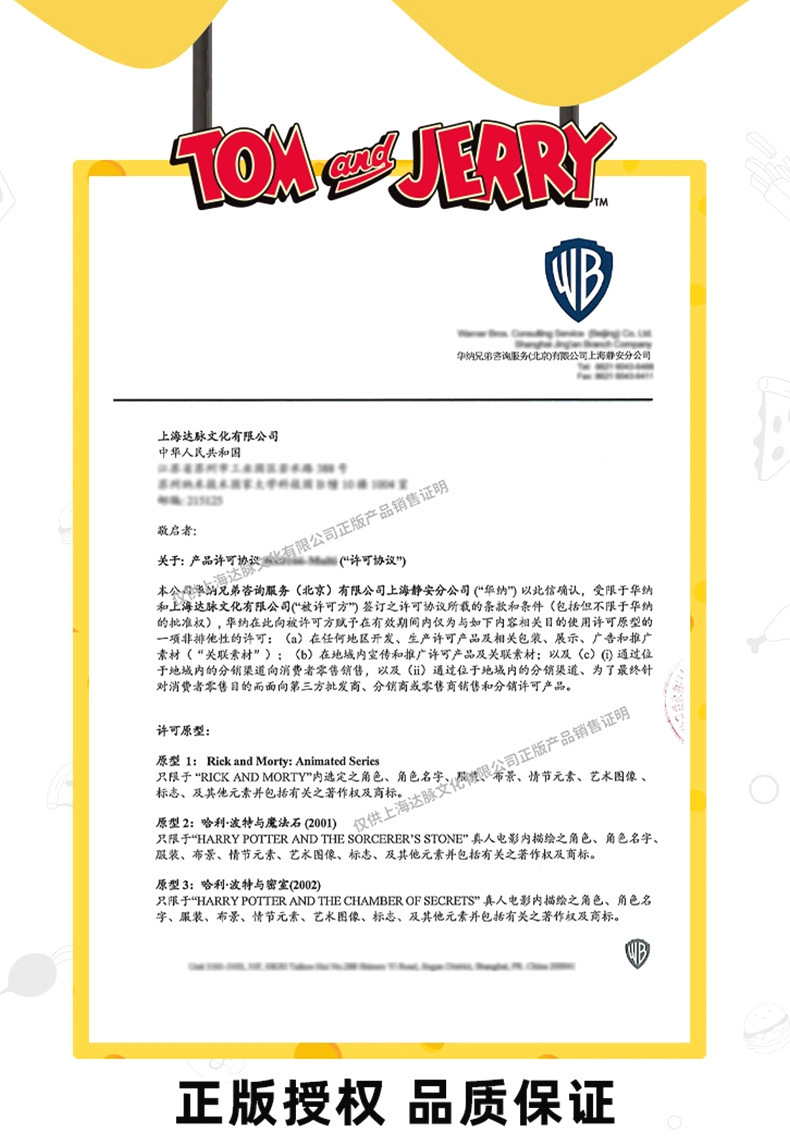 正版猫和老鼠双肩包女大学生背包学生儿童宝宝可爱背包休闲通勤包详情1