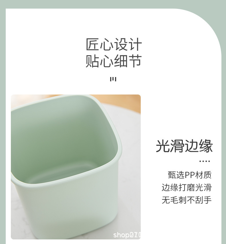 可爱迷你青蛙桌面翻盖垃圾桶可DIY儿童学生办公室杂物整理收纳盒详情8