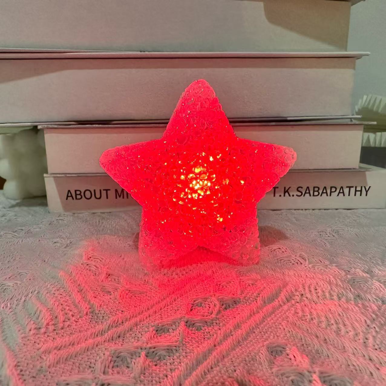 创意手持小星星夜灯手腕表演手拿发光五角星道具演唱会氛围灯批发详情18