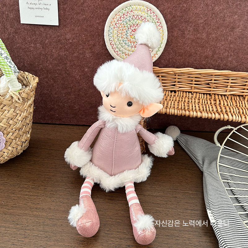 Cute little lamb fabric plush fairy doll doll, soothing toy figurine, cartoon girl birthday gift pic 7