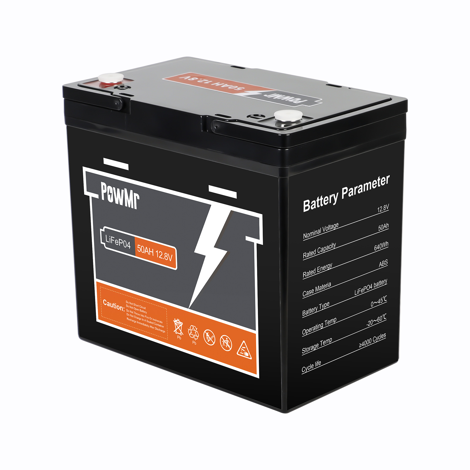 12.8V 30/50Ah lithium-ion lead-acid battery, household energy storage battery, RV power supply lifepo4battery pic 12