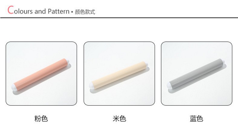 Household rolling pin baking tools, non-stick hand-rolled dough dumpling wrapper tools, floating-point bread venting stick, rolling pin pic 2