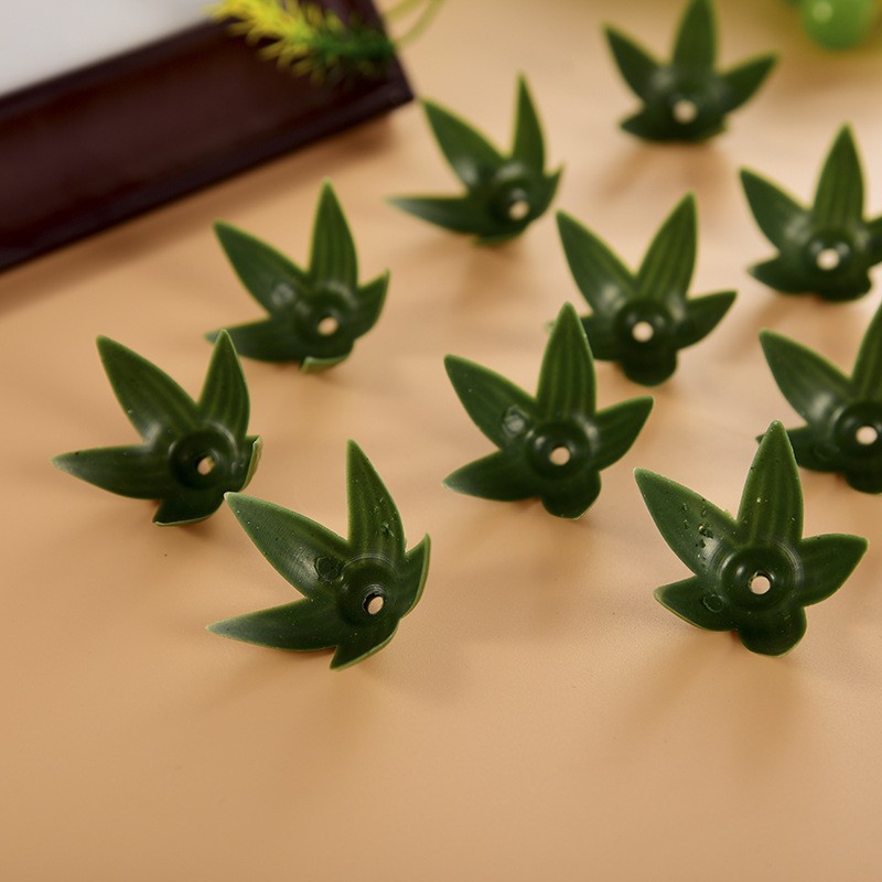 仿真花配件花托花底假花材料五角蕾底批发工艺品礼品塑料装饰用品详情4