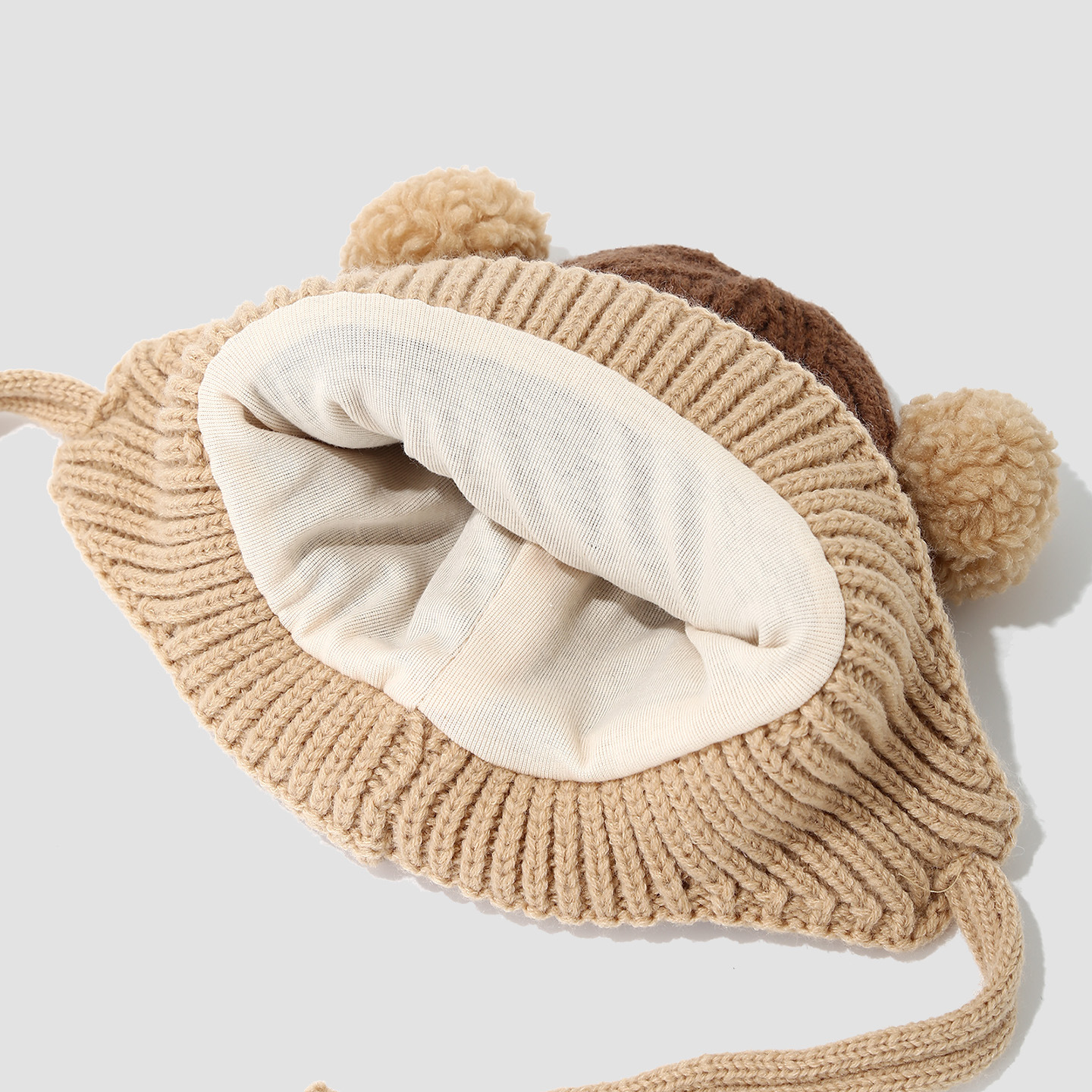 儿童帽子冬季加厚宝宝护耳帽保暖男女童毛线帽秋冬小孩针织帽防风详情10