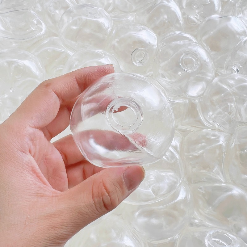 DIY empty ball leather 4cm - 9cm, self-made translucent TPR release balls, self-made handmade balls, filling factory wholesale pic 2