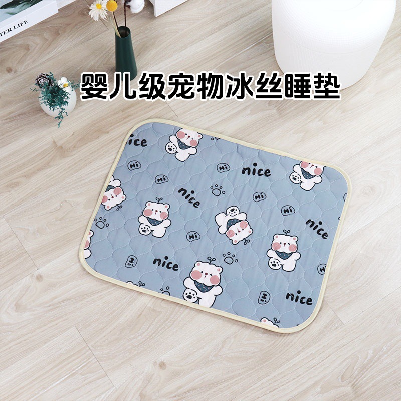 狗狗垫子睡垫夏天凉垫冰丝降温睡觉用宠物凉席垫猫咪冰窝宠物冰垫详情12