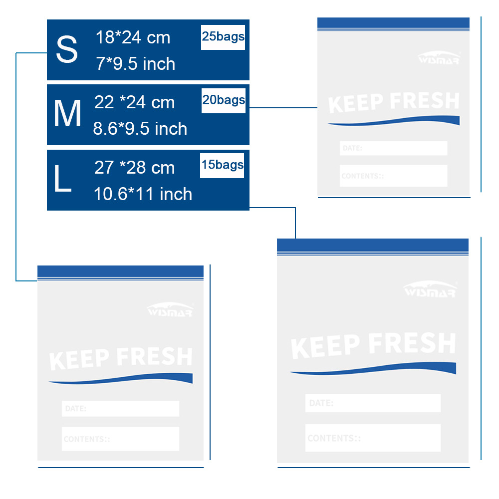 密封袋食品级家用冰箱专用蔬菜水果自封收纳袋子带封口食物保鲜袋详情4