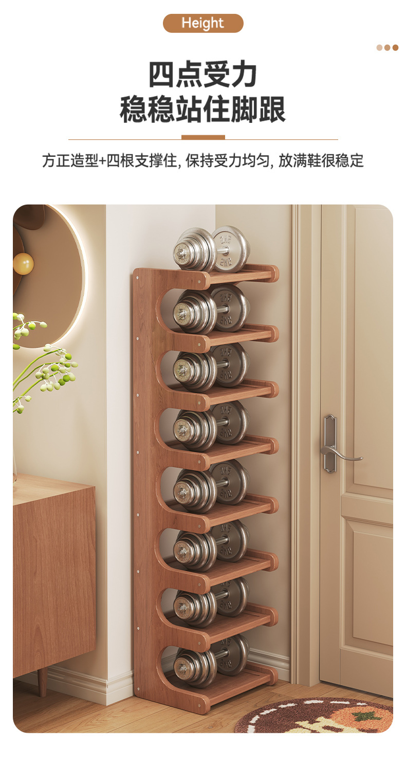 Simple shoe rack, starting from one piece. Narrow corner corner multi-layer storage rack. Space-saving shoe cabinet at the entrance door pic 7
