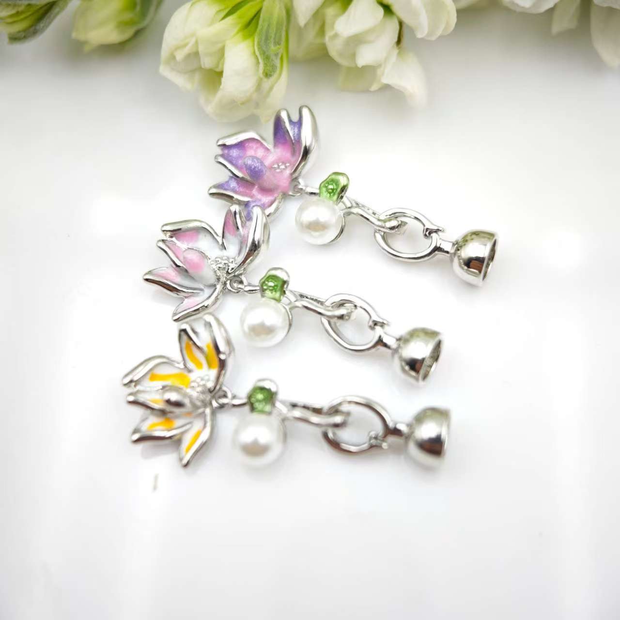 High-end strong color retention necklace clasp, pearl buckle, bracelet buckle, end buckle, universal buckle, diy jewelry accessories pic 11