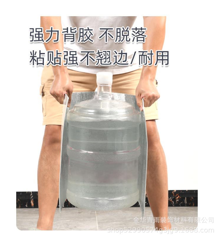 跨境仿瓷砖鎏金墙贴墙纸自粘防水卫生间大理石翻新电视背景墙壁纸详情3
