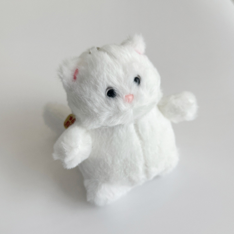 招财猫毛绒玩具公仔白色猫咪玩偶喵它崽可爱软萌猫咪送女生日礼物详情5