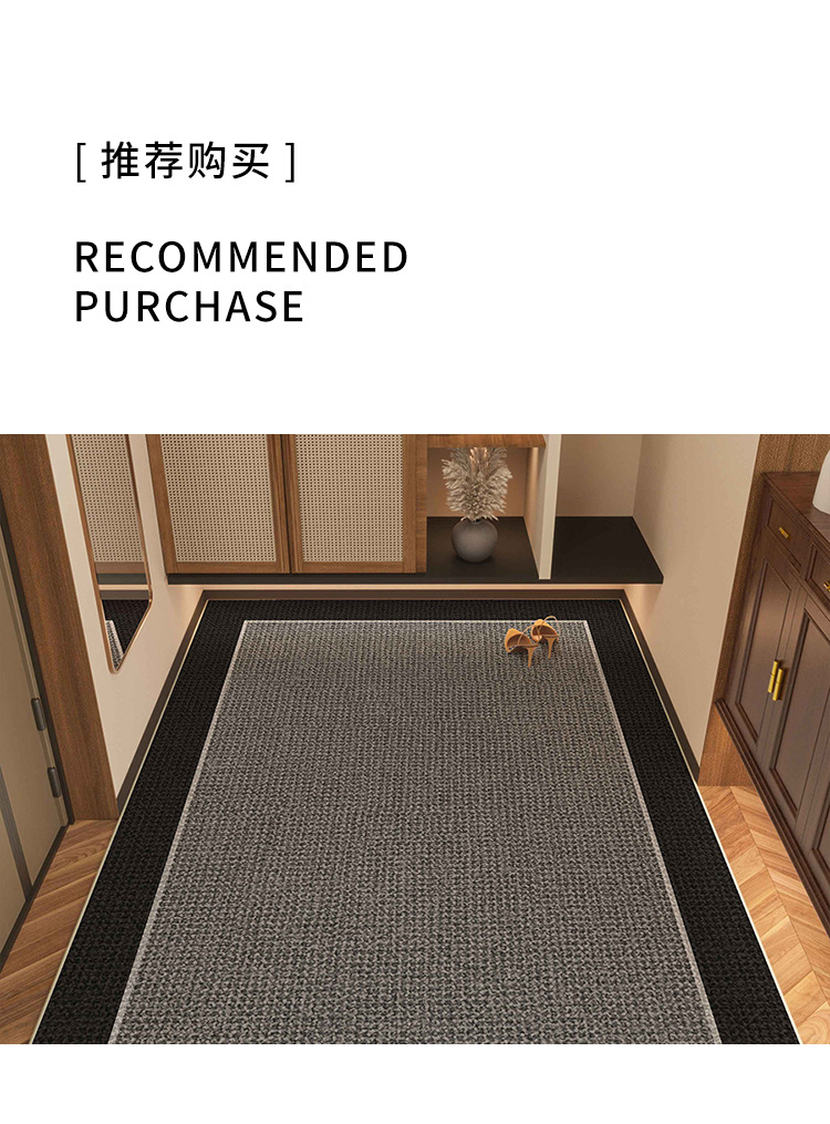 The entrance door mat is dirt-resistant, dust-proof and waterproof. It is a large area of sisal imitation carpet that can be cut pic 19
