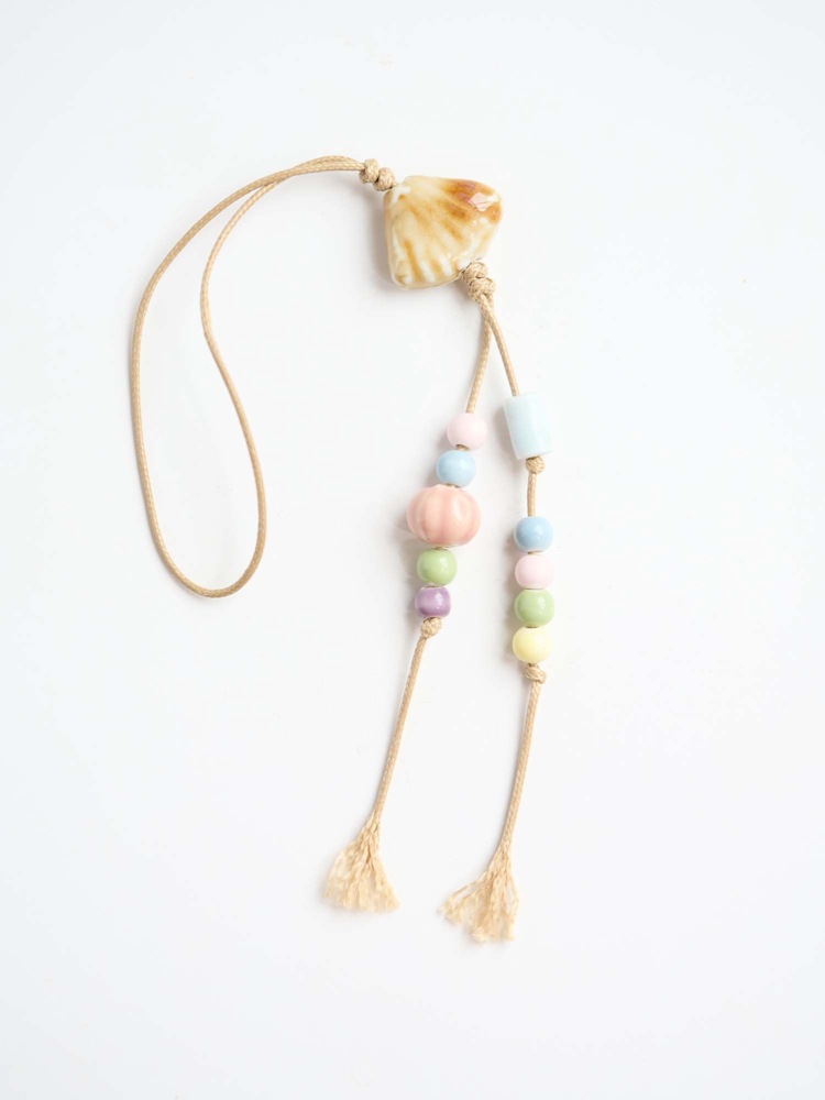 不掉色热销手机链挂件小物品陶瓷原创手机链串珠混款串珠手机链详情5