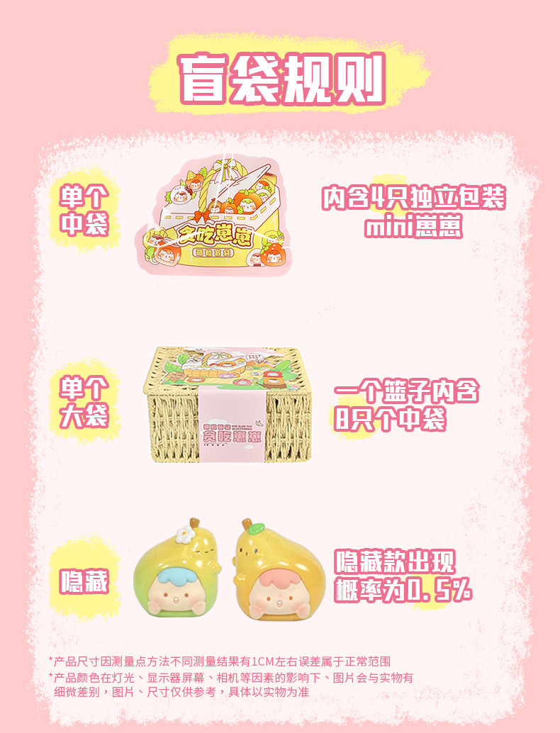 正版贪吃崽崽萌粒盲袋现货可爱好玩创意盲盒生日礼物量大批发详情11