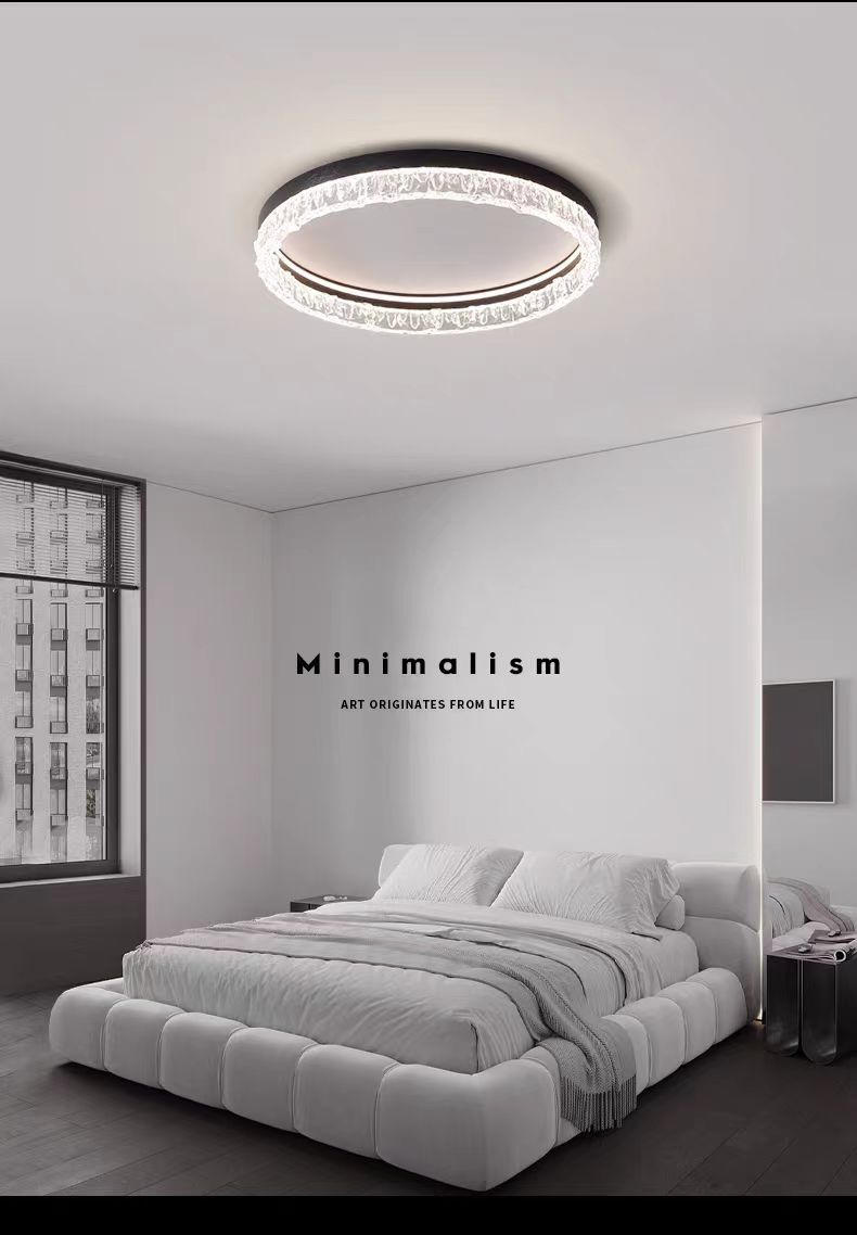 The new Italian minimalist main light is modern, simple, light luxury and elegant. It is a ceiling light for the master bedroom pic 10