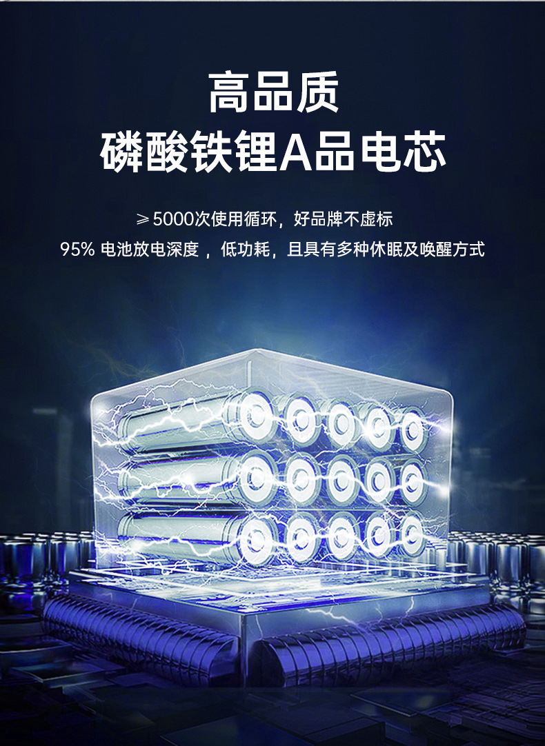 Household energy storage wall-mounted with cable 51.2V200Ah battery, solar lithium iron phosphate battery, household energy storage pic 4