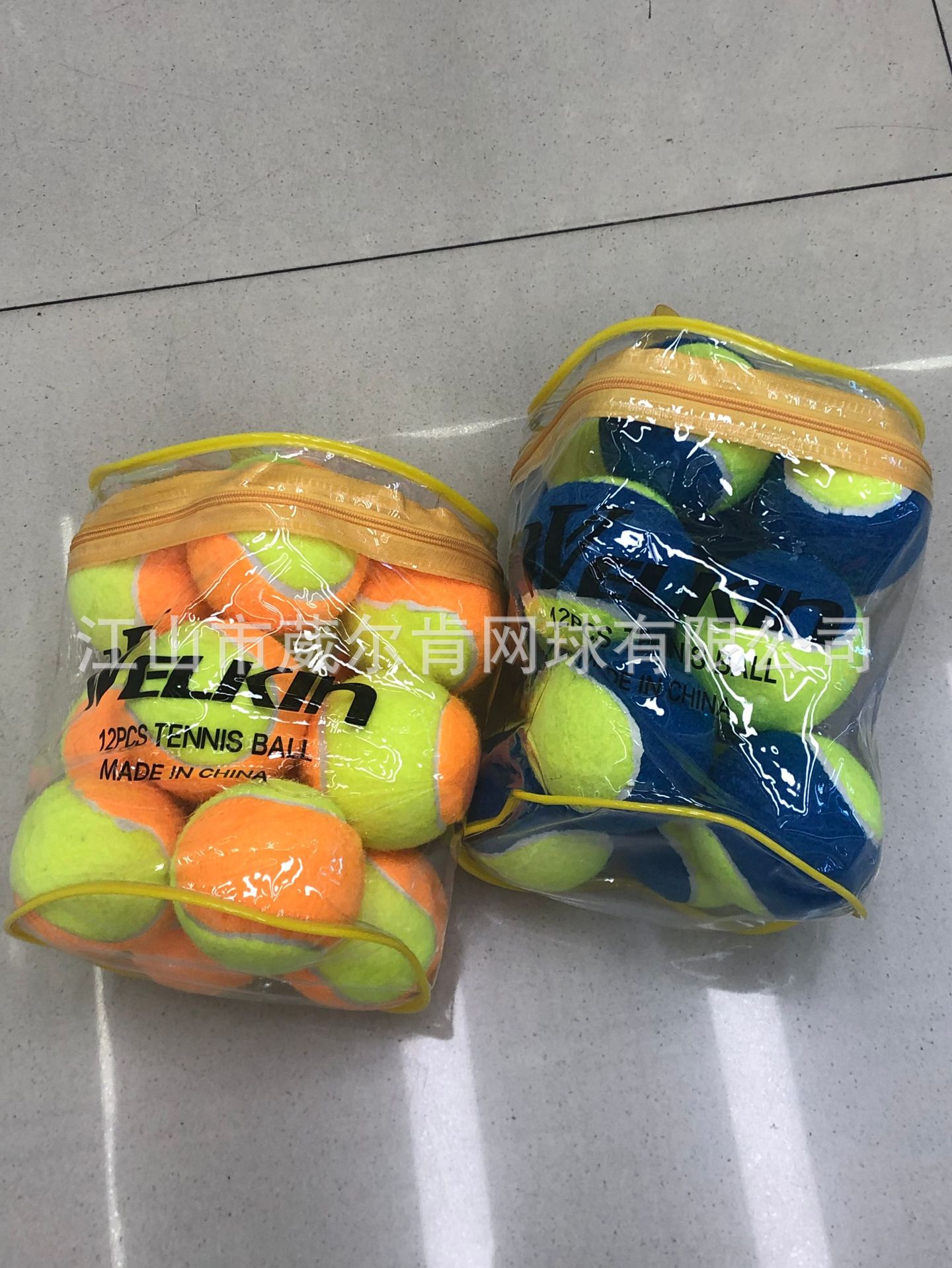 双色801无压高弹性耐用训练比赛网球 12只袋装 工厂现货批发 网球专用 实战必备详情9