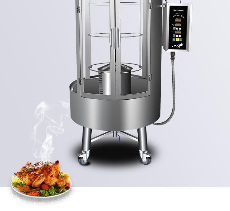 Wholesale of commercial intelligent electric heating roast duck furnaces with fully automatic temperature control and large capacity for roast chicken and goose in roast meat stores and restaurants pic 2