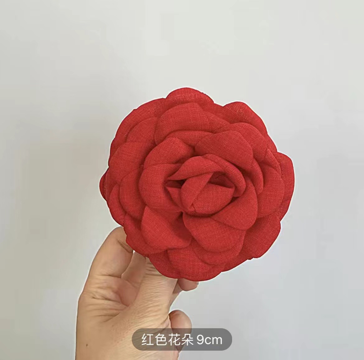 法兰西干枯玫瑰花抓夹气质优雅玫瑰花简约高级感发夹caro同款抖音详情8