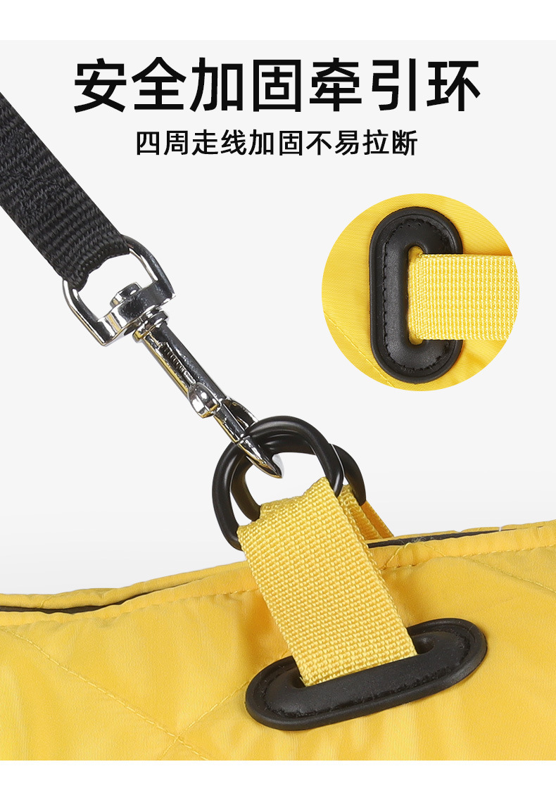 Winter pet two-legged cotton clothes, large dog reflective warm dog clothes wholesale, thickened dog clothes pic 24