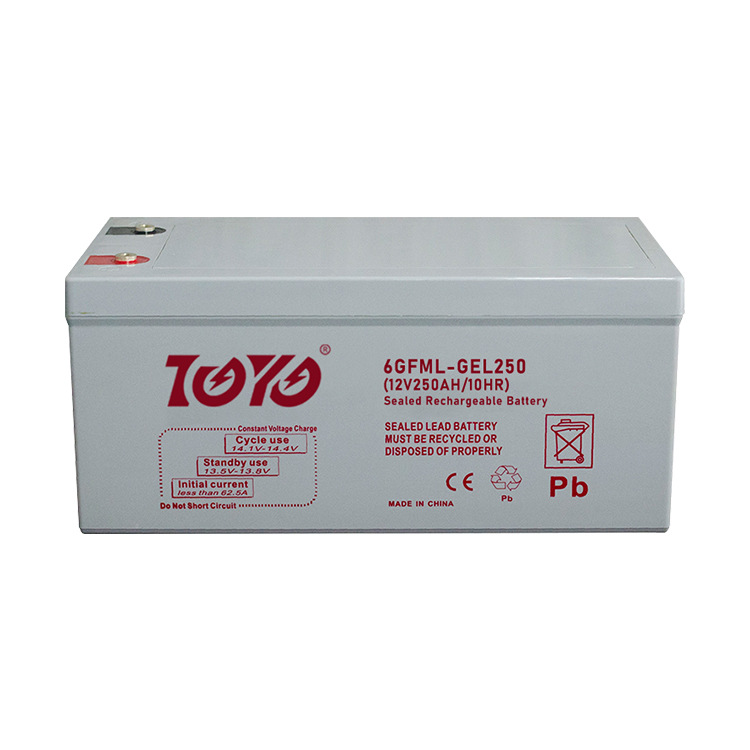 ESG factory durable 12v250AH outdoor solar system communication base station maintenance-free lead-acid battery pack pic 3